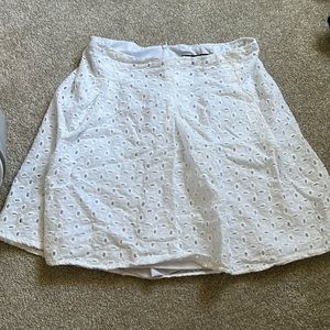 White skirt!